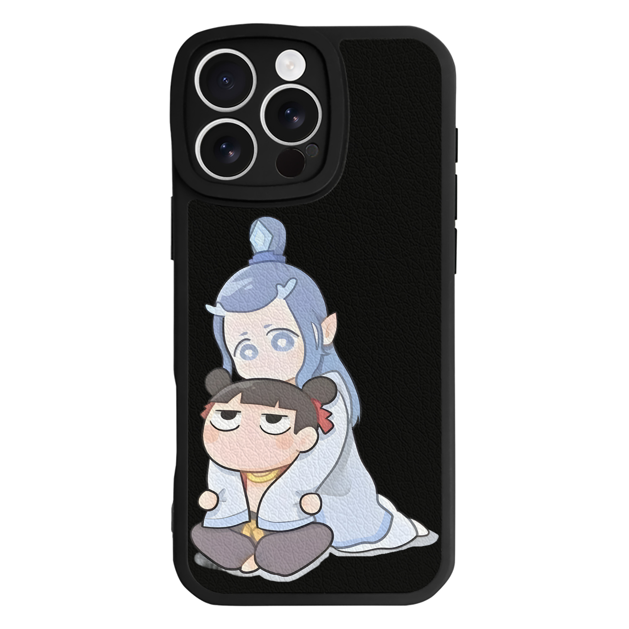 （画像用） Ne Zha 2 ナタ 魔童の大暴れ 【iPhone 16シリーズ対応】シリコンスマホケース（レザー調） 材質：シリコン